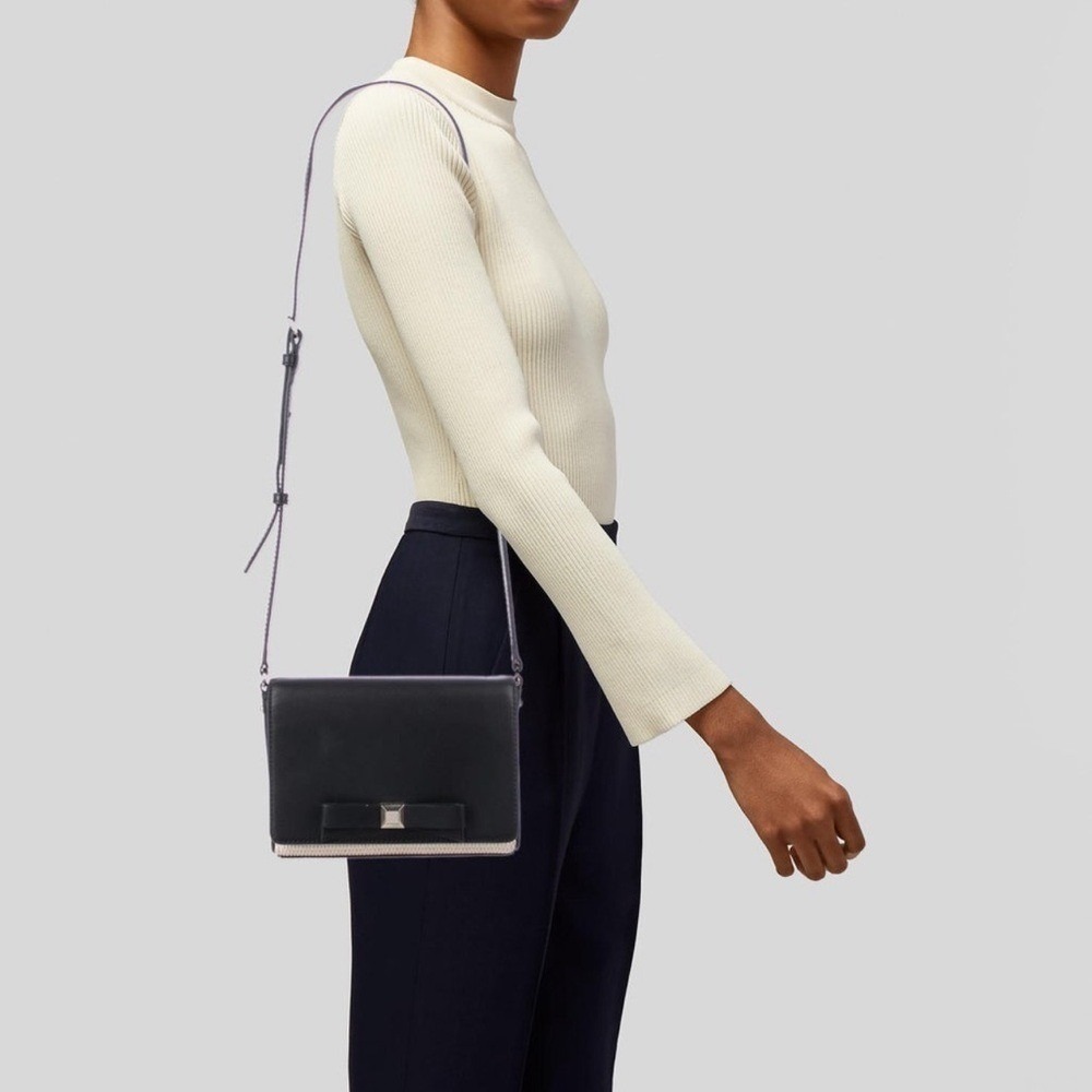 Kate Spade Holly Street Straw Rubie Leather Handbag Crossbody Magnetic closure